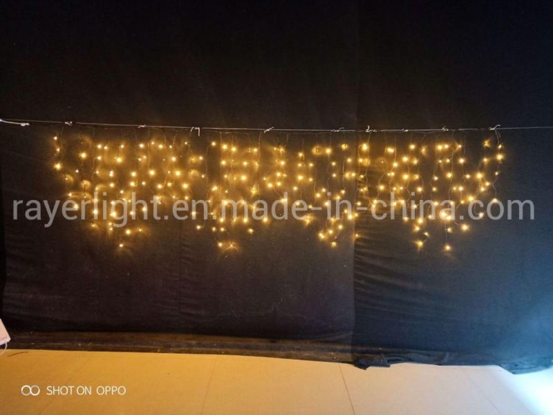 Outdoor Decoration LED Icicle Lights for Supermarket