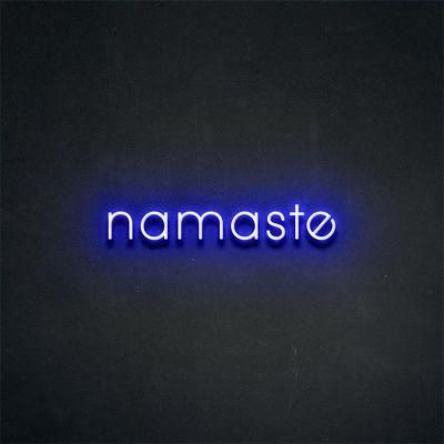 Drop Shipping Custom Neon Acrylic Sign LED Custom Flex Namaste Neon Light Sign