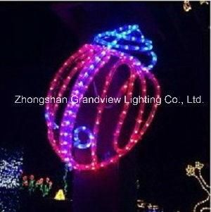 LED Rope Ladybird Motif Lights for Xmas Illumination and Decorations