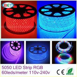 ETL High Voltage 5050 60LED RGB Flexible LED Strip Lighgt