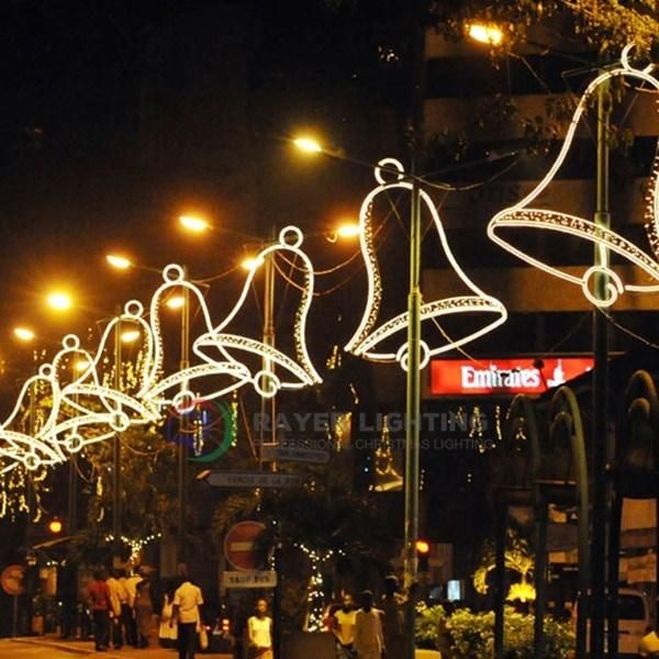 Outdoor Street Cross Decoration Diwali LED Christmas Decorations Motif Lights