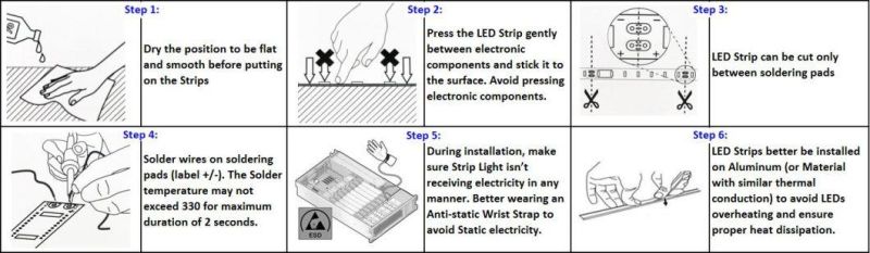 Waterproof LED Neon Light DC12/24V 10W 3 Years Warranty M