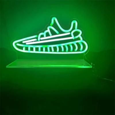 Wholesale China Factory Price Custom Acrylic Shoe LED Neon Sign