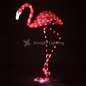 Flamingo 3D Motif Light Ce RoHS Waterproof for Lighting Dispalys and Holiday Decoration