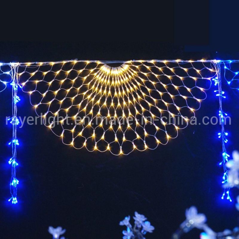 LED Outdoor /Indoor Round Ceiling Lights Street Park/Hall Decorationlighting Holiday LED Curtain Light