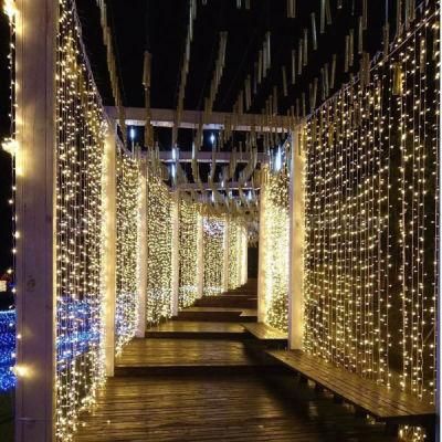 Outdoor Shopping Mall Commercial LED Christmas Curtain Lights