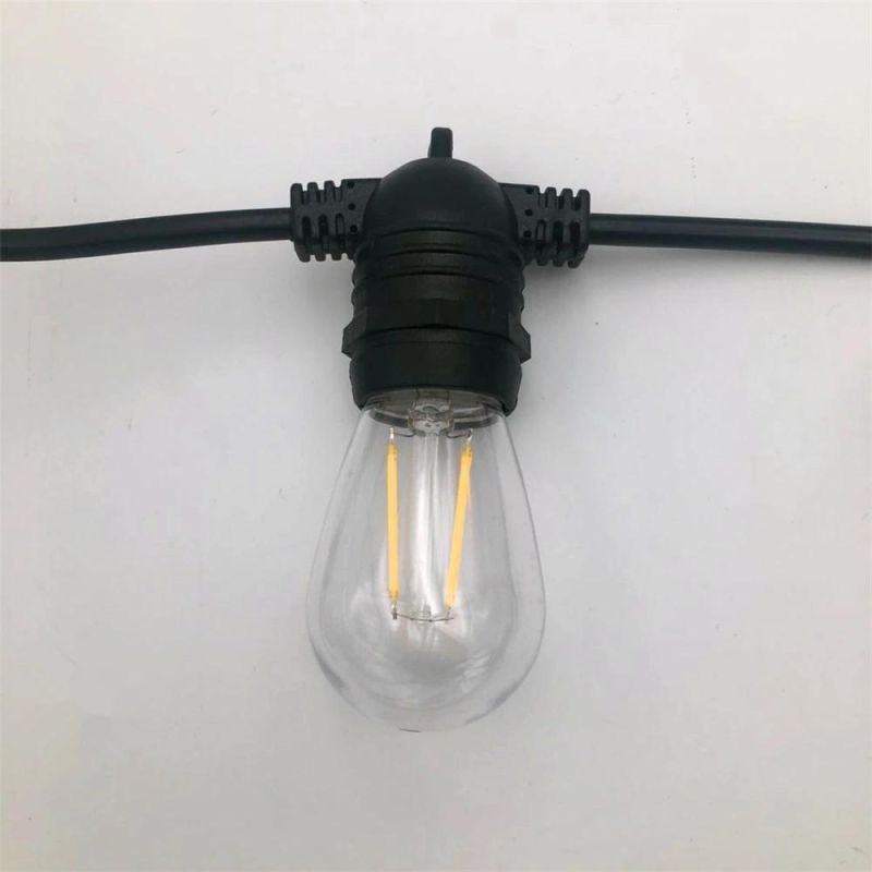 LED Commercial Grade Outdoor String Lights with IP68 waterproof for Holiday Wedding Party Lighting