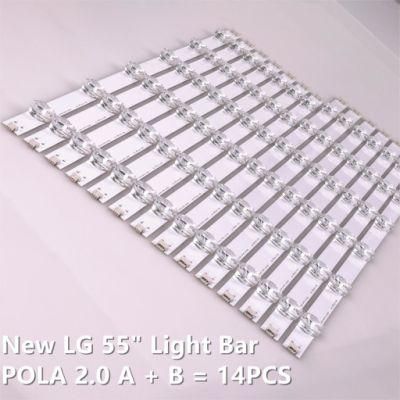 LED Backlight Strip 12 Lamp for LG 55&quot; TV 55ln5700 55ln5200 Ln54m550060V12 55ln5400 Pola2.0 55 Innotek Pola 2.0