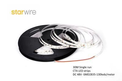 DC48V Constant Current CTA LED Strip 30m Single Run