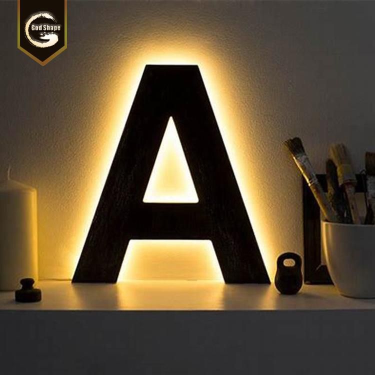 Customized Back-Lit Wall Mounted 3D Channel Letters for Advertising