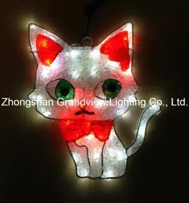 Cute Cat for Halloween Decoration LED Light