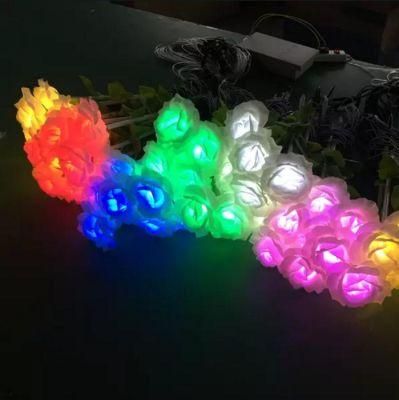 24V Hot Sale Rose LED Light for Home Park Decoration