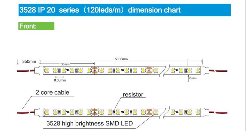 Factory Price SMD LED Strip Lighting LED Flexible Strip Lighting 120LEDs/M