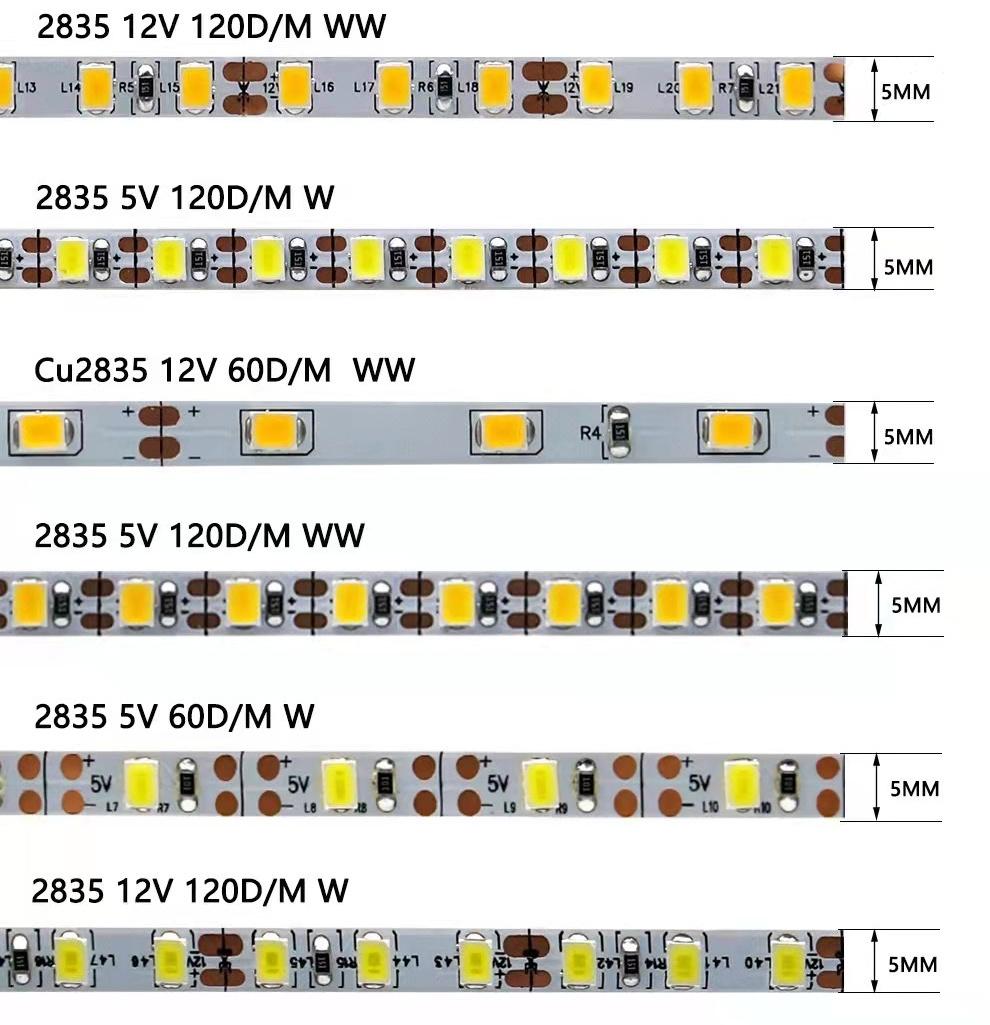 Waterproof IP68 COB Flexible Rope Light 12V 24V COB LED Strip with CE Certificate