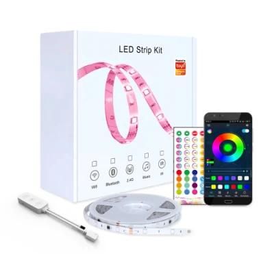 5050RGB IP65 5m 40 Keys IR+APP Digital Dreamcolor Music RGB LED Strip Light