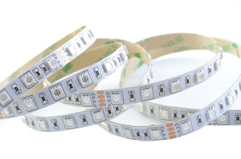 Festival Holiday Decoration Factory SMD5050 RGB Lighting LED Flexible Strip