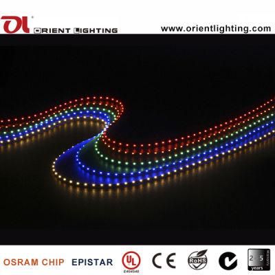 UL Ce 60LEDs/M SMD335 Side-Emitting R/G/B/a/W LED Flexible Strip Light