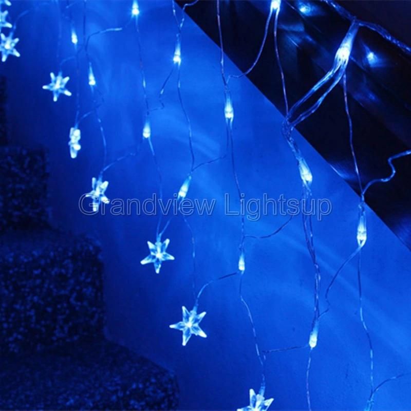 Multifunction Blue Programmable LED Flashing Net Light