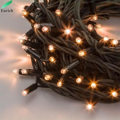 Warm White Lighting 100 LED Fairy String Lights for Patio Halloween Christmas