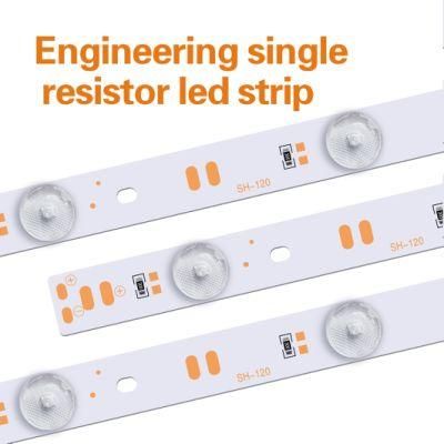 3000K 4000K 6500K LED Strip Light White Warm 12 LEDs 12W/M Aluminum Profile LED Strip Light