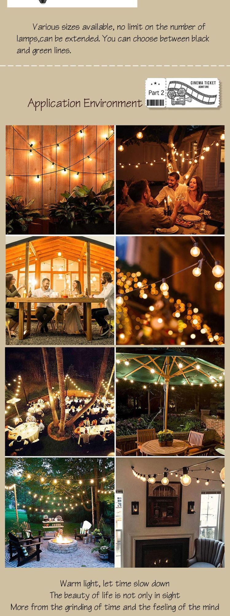 UL G40 25FT 25L Christmas Wedding Decoration LED String Light