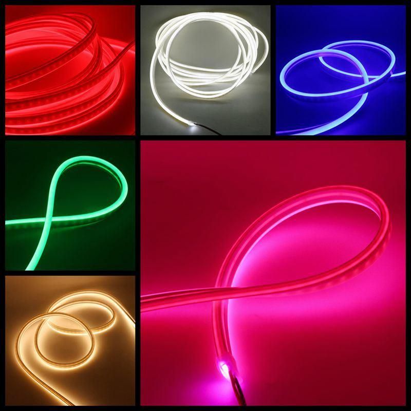 Wholesaler 12V LED Neon Light RGB 60LED/M IP68 Tapes LED Flex Strip Light