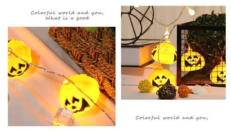 Halloween Decorative Pumpkin Battery Light String