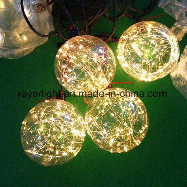 Commercial Outdoor Christmas Ornaments LED Ball String Lights Christmas Decorations