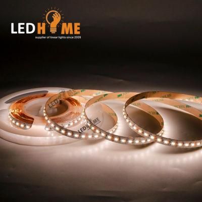 New IP20 Non-Waterproof SMD1808 240LEDs/M DC12V 3000K+6000K CCT Adjusted Flexible LED Strip LED Rope Light