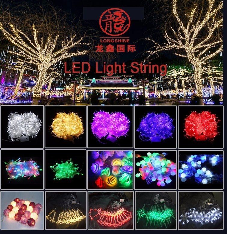 Waterproof LED Ball String Light for Outdoor Christmas Decoration