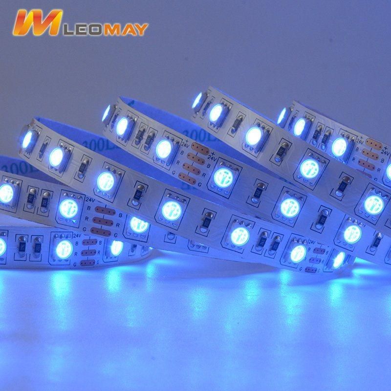 CE Certificated 5050 60LEDs/m RGB LED Strip Light for Christmas Decoration