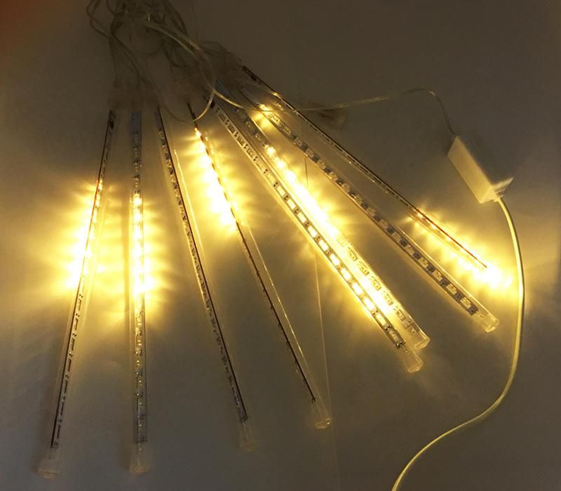 LED Meteor Rain Light String Battery Spot 50cm LED Grow Storm Meteor Shower Lights