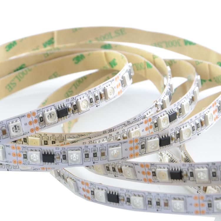 Changing Color LED light SMD5050 60LED/m Magic LED with the cetifications of CE RoHS And FCC etc.