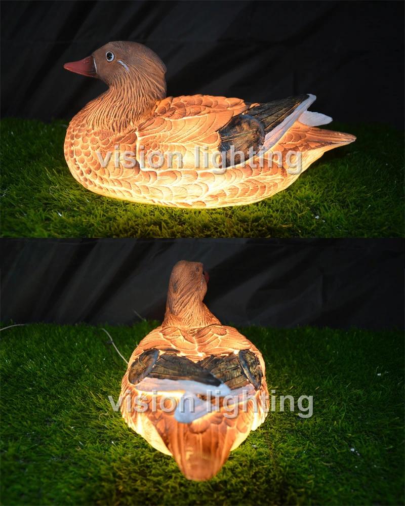 Duck 3D Sculpture Lighting for Christmas Decoration