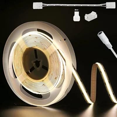 IP 68 Waterproof 12V 24V LED Lighting High Density Linear COB Flexible LED Strip