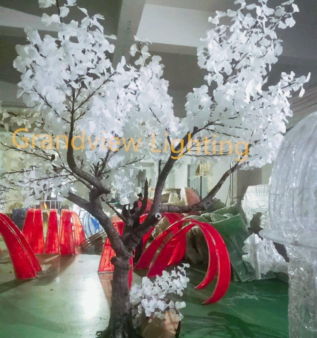 Beautiful Christmas Wedding Decorative White LED Maple Tree Lights