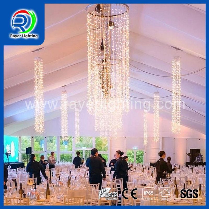 Falling Line Lights House Outside Festival Party Hall Mall Christmas Decorations LED Curtain Lights