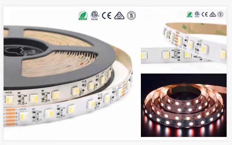 CE RoHS 30 60 Light Double Row Flexible 5050 RGBW LED Strip Waterproof LED Strip