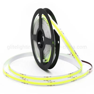 High CRI COB Rope Light 320LEDs Green Color DC24V Christmas Decoration Light