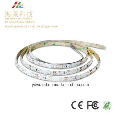 DC12V 24V Flexible RGB Strip SMD 5050 30 LED Per Meter