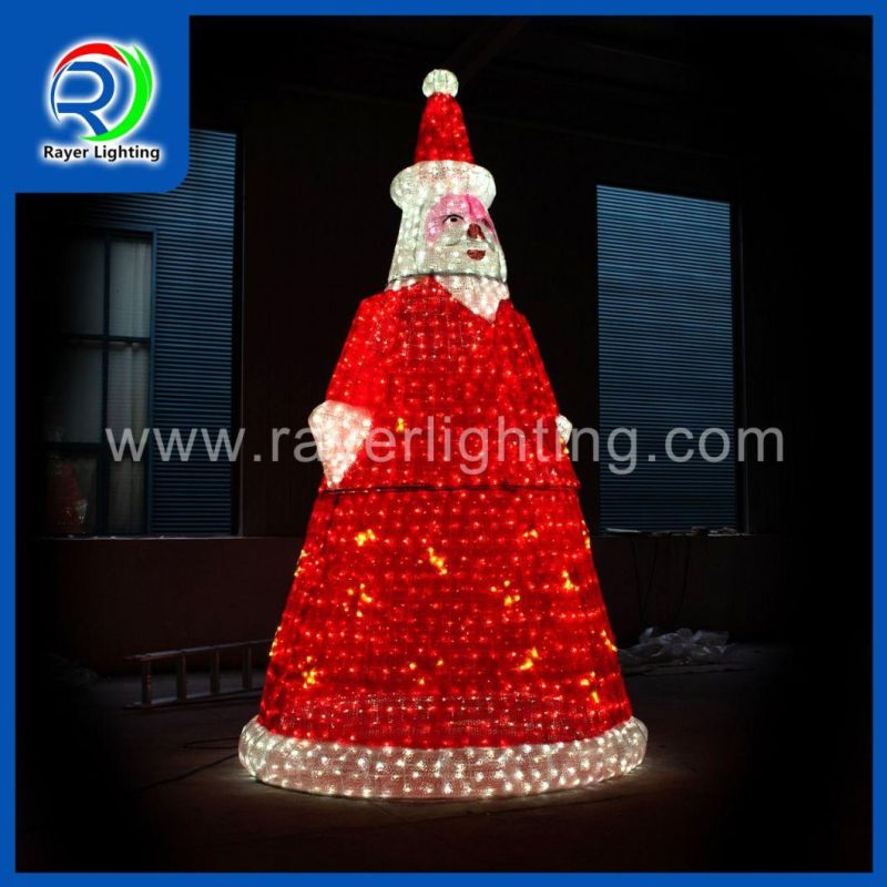 Christmas Decoration Chrismast Light 3D LED Motif Ligts LED Santa