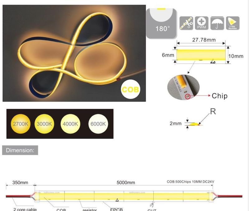 COB LED Flex Strip