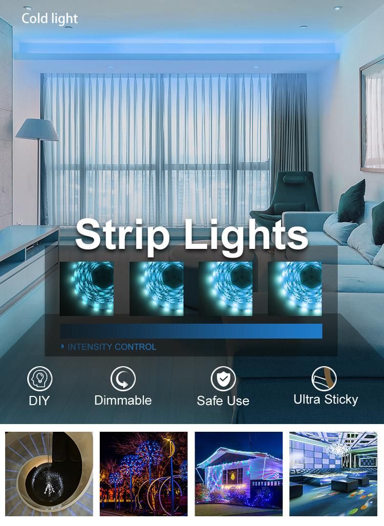 Smart WiFi Flexible Waterproof 5050 RGB Kits Flexible LED Strips Lights