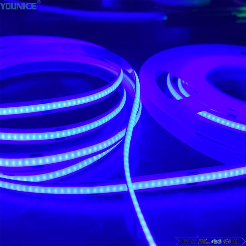 8mm Width Ra 90 DC12V 528LEDs/M 45.45mm Cut Unit LED COB Strip