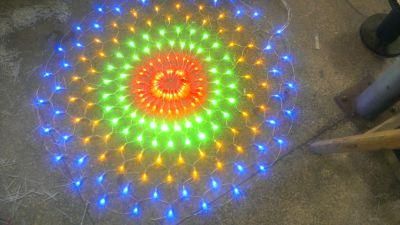 220V 110V Outdoor Holiday Decoration Color Changing Waving LED String Fishing Net Light