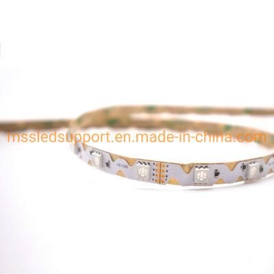 48LED/M 8mm 10mm Width S-Type Zigzag 12V SMD5050 RGBW RGB Bendable LED Strip for Non Regular Curve Lighting