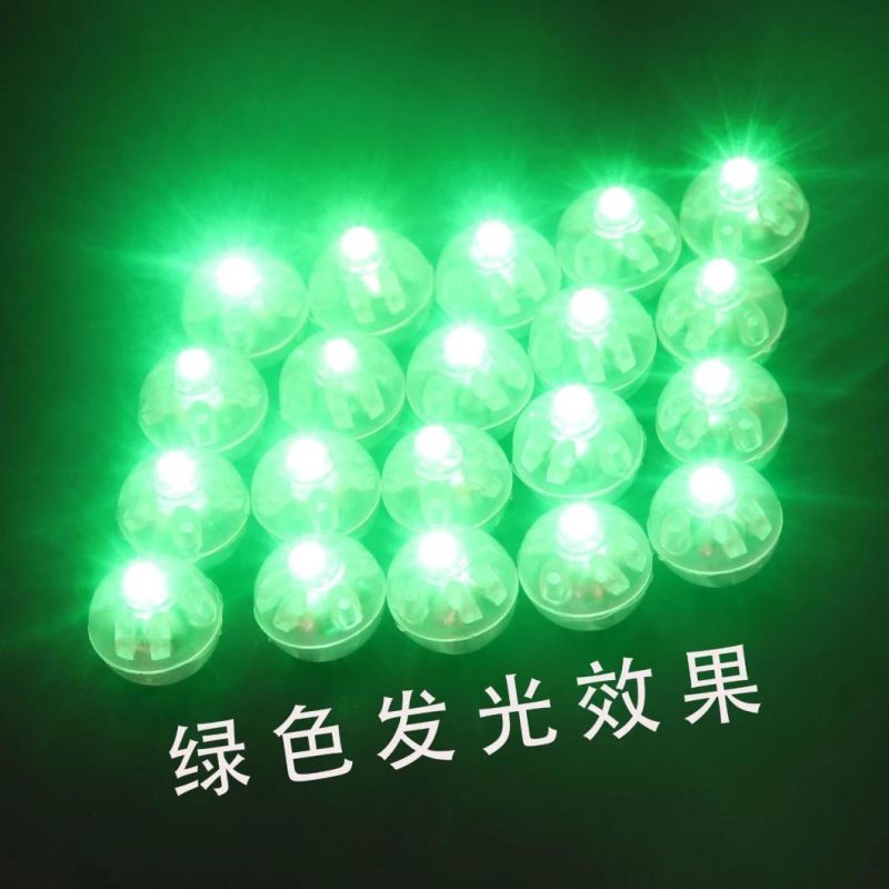 Small LED Balls Colorful Decoration Flash Balloon Lamp Light