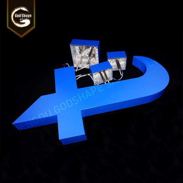 Customized Back-Lit Wall Mounted 3D Channel Letters for Advertising