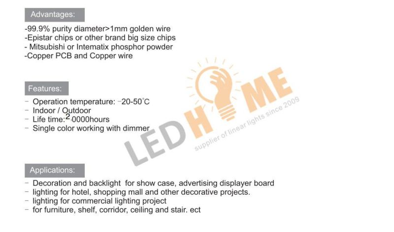 8mm COB Strip LED Lighting IP67 CRI90