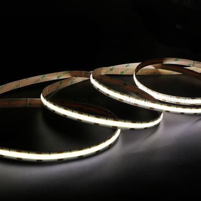 CE RoHS Certificate Flexible Epistar Chip 360LED COB 12vlights Warm White LED Strip Light